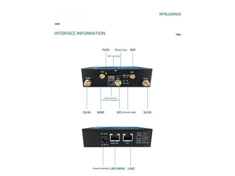 Outdoor high-speed networking industrial wireless router ZXF0251