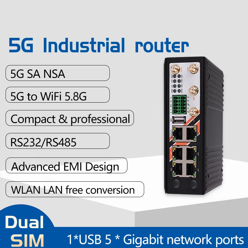 FT631 5G/4G router klasy przemysłowej